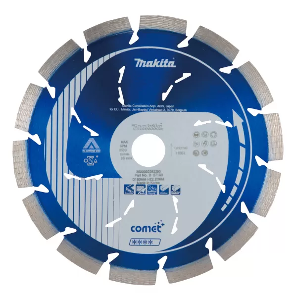 Kotouč řezný diamantový Comet 180x10x22,23mm Makita B-27193
