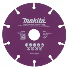 Kotouč řezný diamantový ocel 125x1,3x22,23mm Makita B-53693