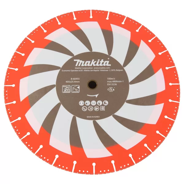 Kotouč řezný diamantový RescueForce 405x3,6x25,4mm Makita B-66955
