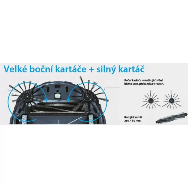 Aku robotický vysavač 2x18V bez aku Makita DRC200Z