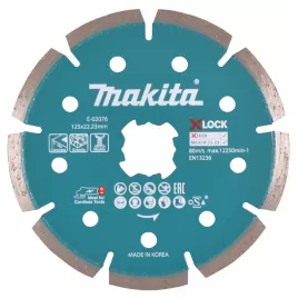 Kotouč řezný diamantový X-lock 125x1,6x22,23mm Makita E-02076