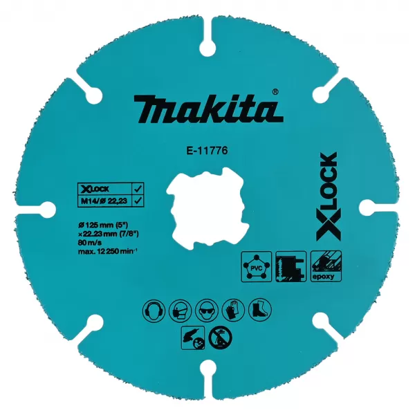 Kotouč řezný diamantový TCT X-Lock 125x2x22,23mm Makita E-11776