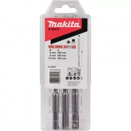 Sada vrtáků SDS-Plus čtyřbřité Nemesis II, 3 ks v plastové krabičce Makita B-59075