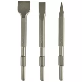 Sada sekáčů HEX 17 mm 3 ks v plastovém pouzdře Makita D-71320