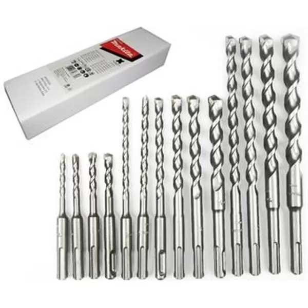 Sada vrtáků SDS-Plus 14 ks v kartonu Makita D-71956