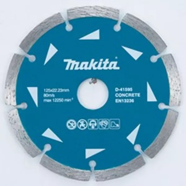 Segmentový diamantový kotouč 125x22,23mm Makita D-41595-10