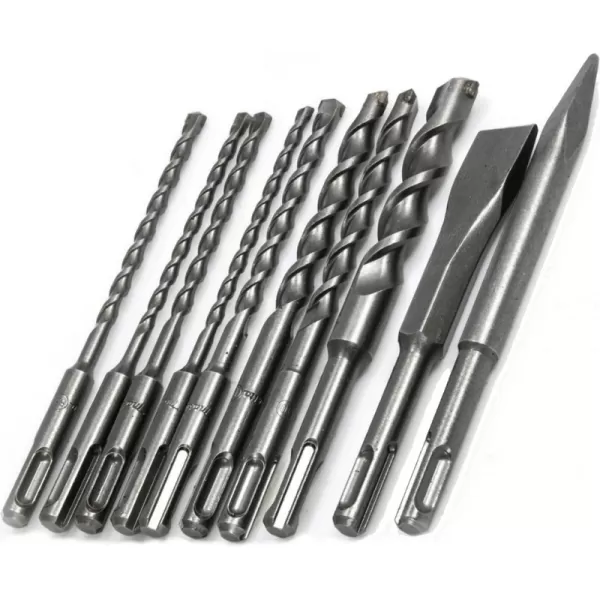 Sada vrtáků a sekáčů SDS-Plus 10 ks v plastové krabičce Makita D-46361