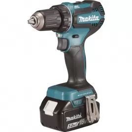 Aku bezuhlíkový šroubovák Li-ion LXT 18V/2x5,0 Ah Makpac Makita DDF485RTJ