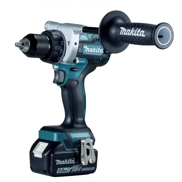 Aku bezuhlíkový šroubovák Li-ion LXT 18V 2x5,0 Ah, Makpac Makita DDF492RTJ