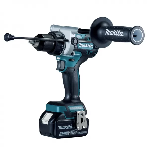 Aku bezuhlíkový příklepový šroubovák Li-ion LXT 18V 2x5,0 Ah, Makpac Makita DHP492RTJ