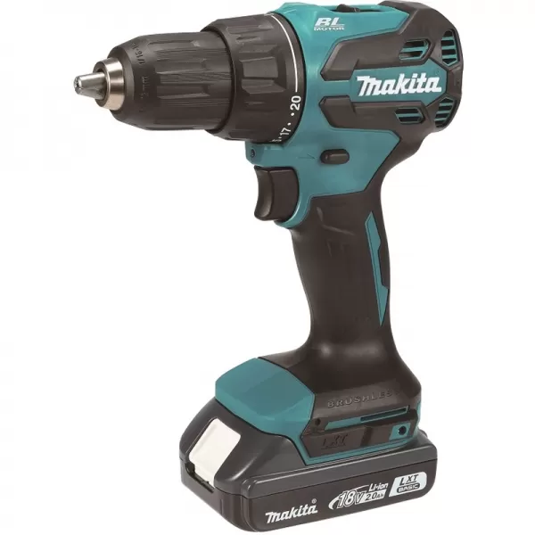 Aku příklepový šroubovák Li-ion LXTB 18V/2x2,0 Ah Makita DHP490WVE