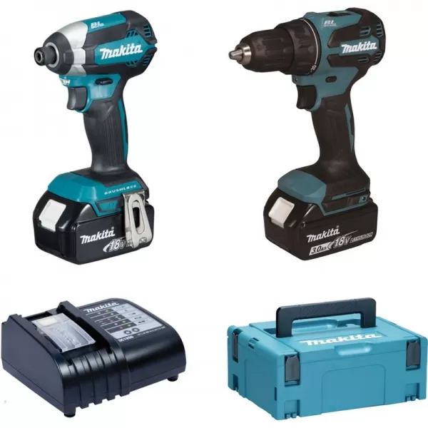 Aku sada DDF490+DTD153 Li-ion LXT 18V/2x3,0 Ah Makita DLX2535SJ