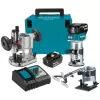 Aku kombinovaná frézka 2x5,0Ah 18V Makita DRT50RTJX2