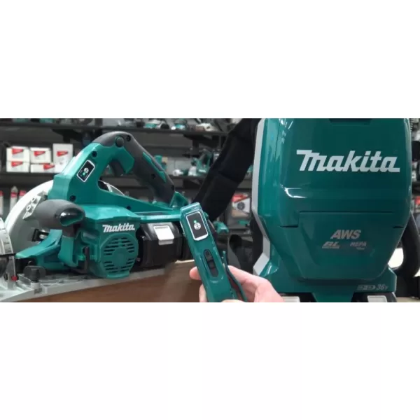 Aku zádový vysavač s AWS Li-Ion 2x18V bez aku Makita DVC265ZXU