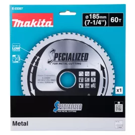 Kotouč pilový ocel TCT 185x1.25x30mm 60Z Makita E-23357