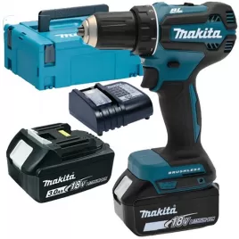 Aku bezuhlíkový šroubovák Li-ion LXT 18V 2x3,0Ah Makpac Makita DDF485SFJ