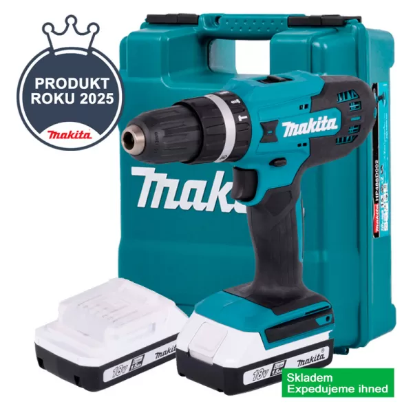 Aku příklepový šroubovák Li-ion 18V/2x1,5Ah G Makita HP488D002