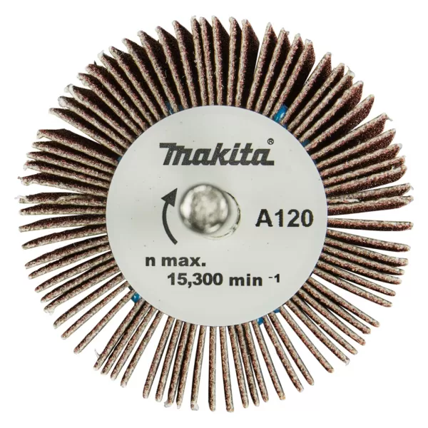 Kotouč stopkový lamelový 50x30x6mm A120 Oxid hlinitý Makita D-75247