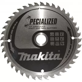 Kotouč pilový dřevo SPECIALIZED se zapuštěnými zuby 165x2x20mm 40Z Makita B-33168