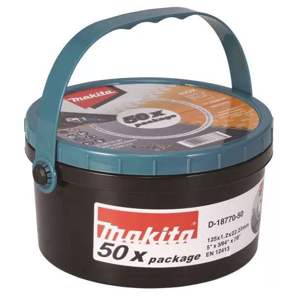 Kotouč řezný nerez 125x1,2x22,23mm, 50ks Makita D-18770-50