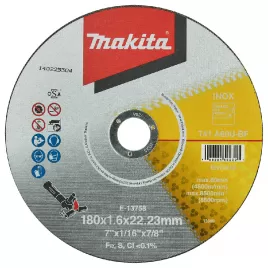 Kotouč řezný nerez 180x1,6x22,23mm Makita E-13758