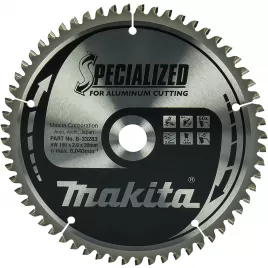Kotouč pilový hliník SPECIALIZED 190x2x20mm 60Z Makita B-33283