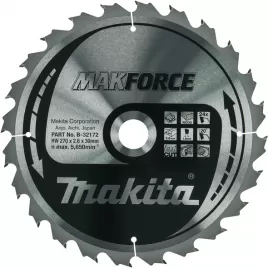 Kotouč pilový dřevo MAKFORCE 270x2,6x30mm 24Z Makita B-32172