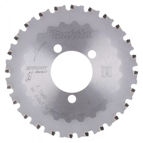 Kotouč pilový ocel Efficut 110x1,5x34mm 24Z pro DSC251 Makita E-11097