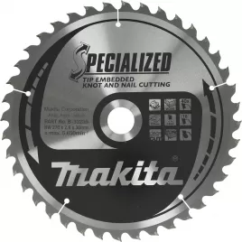 Kotouč pilový dřevo SPECIALIZED se zapuštěnými zuby 270x2,6x30mm 40Z Makita B-33205