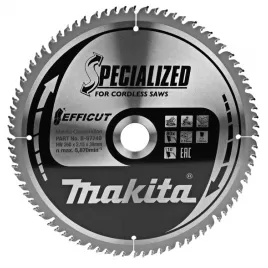 Pilový kotouč na dřevo Efficut 260x30mm 80T Makita B-67240