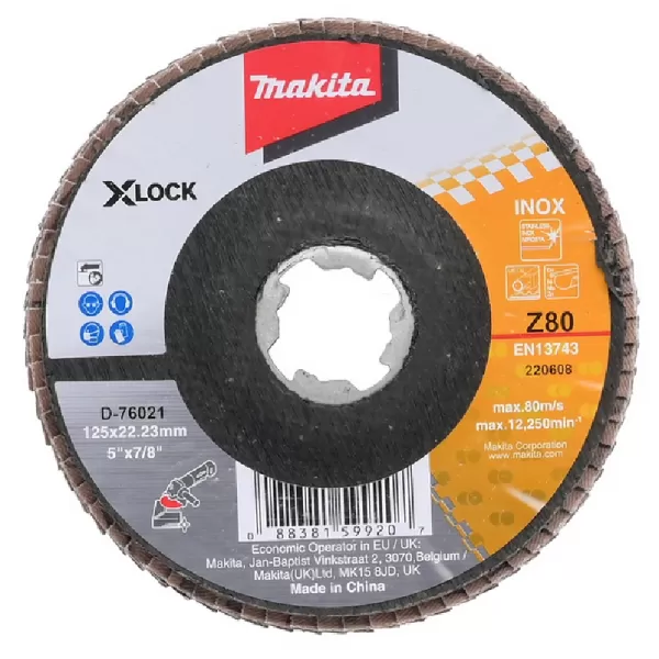 Kotouč lamelový X-Lock 125x22,23mm Z80 Zirkon Makita D-76021