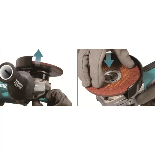 Aku úhlová bruska s regulací a X-lock 125mm Li-ion XGT 40V bez aku Makita GA044GZ