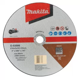 Kotouč řezný nerez 230x2,0x22,23mm Makita E-03006