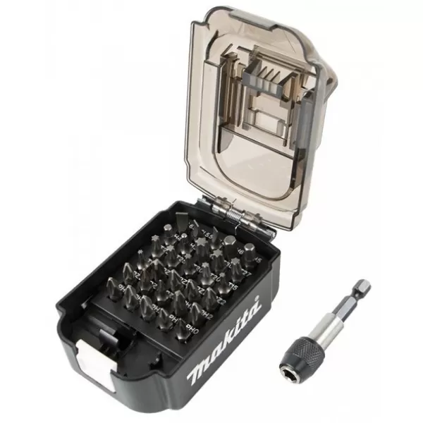 Sada bitů 31 ks ve tvaru akumulátoru Makita E-00022