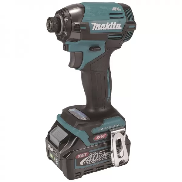 Aku rázový šroubovák 1/4"Li-ion XGT 40V/2x2,5Ah Makita TD002GD201