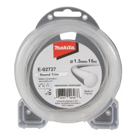 Struna nylonová 1,3mm, 15m, bílá, kulatá Makita E-02727