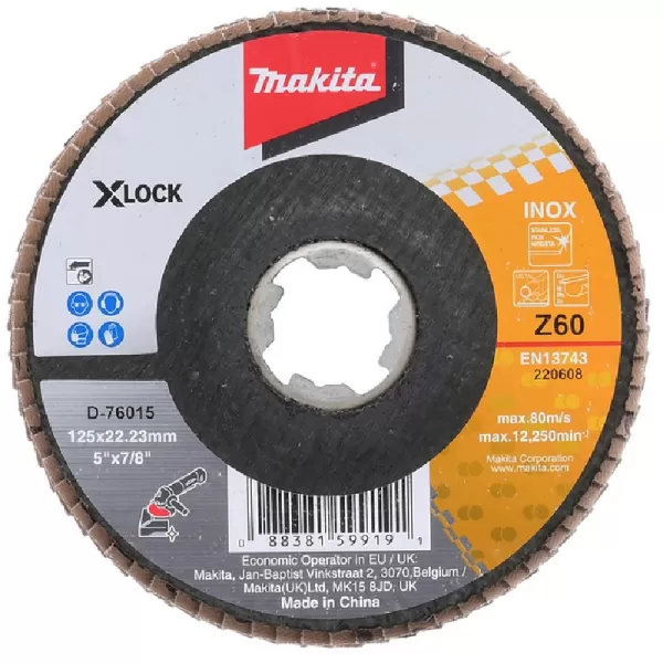 Kotouč lamelový X-Lock 125x22,23mm Z60 Zirkon Makita D-76015