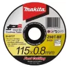 Kotouč řezný nerez 115x0,8x22,23mm, 12ks Makita E-10861-12