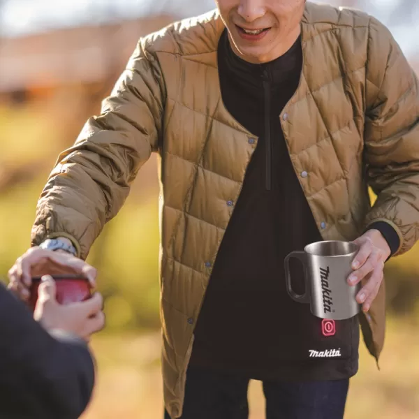 Mikina s vyhříváním na zip L Li-ion LXT 14,4V/18V bez aku Makita DCX201CL