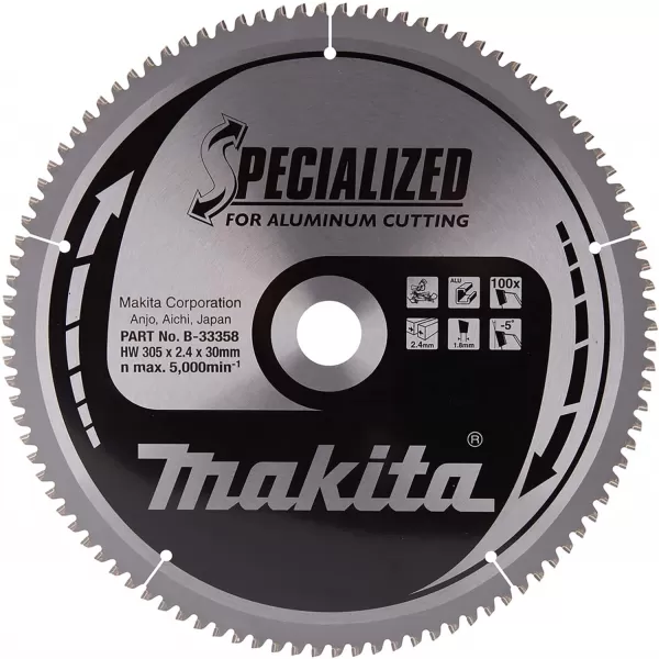 Kotouč pilový hliník SPECIALIZED 305x2,4x30mm 100Z Makita B-33358