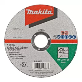 Kotouč řezný kámen 125x3x22mm Makita A-85363