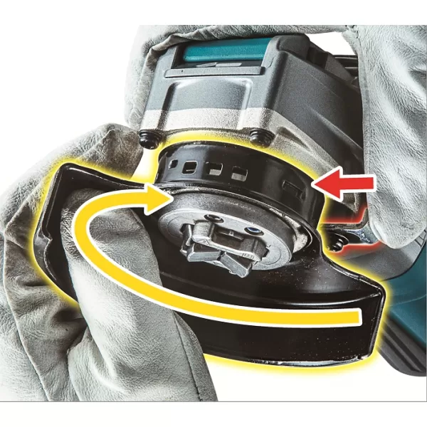 Aku úhlová bruska s regulací a X-lock 125mm Li-ion XGT 40V bez aku Makita GA044GZ