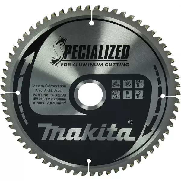 Kotouč pilový hliník SPECIALIZED 216x2,2x30mm 64Z Makita B-33299