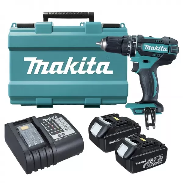 Aku příklepový šroubovák Li-ion LXT 18V/2x3,0 Ah Makita DHP482SFE