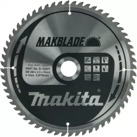 Kotouč pilový dřevo MAKBLADE 260x2,3x30mm 60Z Makita B-32801