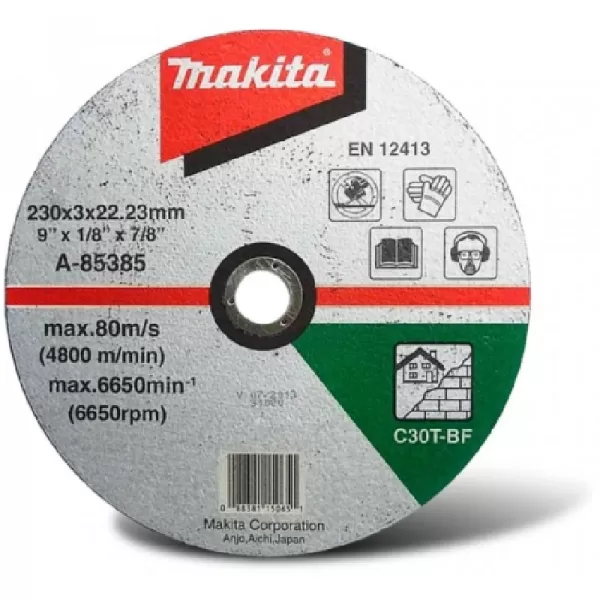 Kotouč řezný kámen 230x3x22mm Makita A-85385