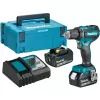 Aku bezuhlíkový příklepový šroubovák Li-ion 18V 2x3,0 Ah systainer Makita DHP485RFJ