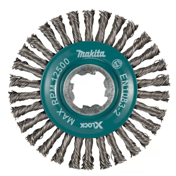 Kotoučový kartáč z ocelového drátu, vlnitý drát X‐LOCK 115mm Makita D‐73411