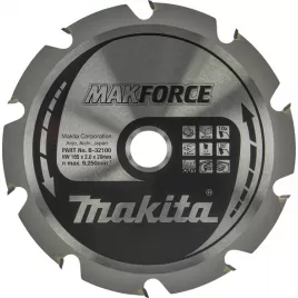 Kotouč pilový dřevo MAKFORCE 165x2x20mm 10Z Makita B-32100