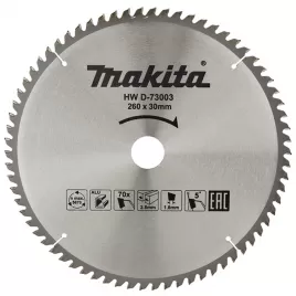 Kotouč pilový hliník TCT 260x2,8x30mm 70Z Makita D-73003